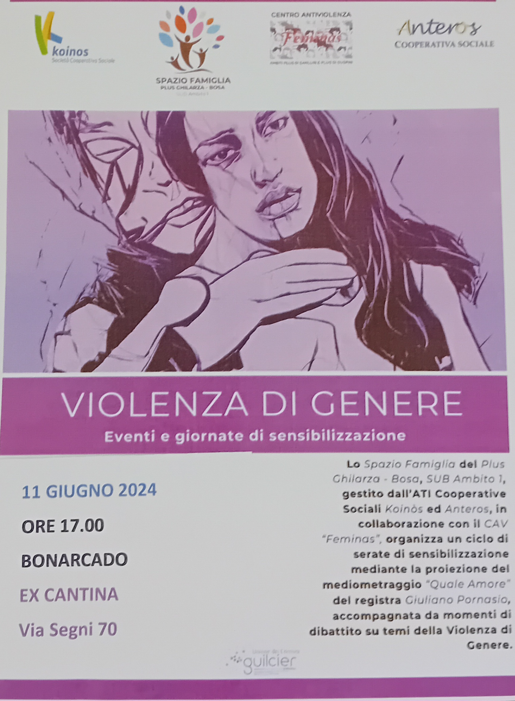 EVENTI E GIORNATE DI SENSIBILIZZAZIONE - VIOLENZA DI GENERE