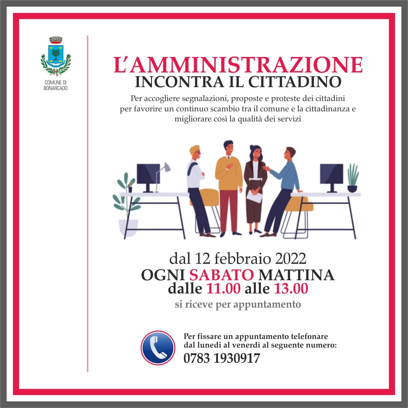 L'Amministrazione incontra il Cittadino