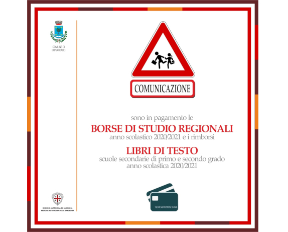 Sono in pagamento le Borse di Studio Regionali e i Libri di Testo